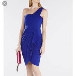 BCBGMaxazria | NWT Julieta One Shoulder Dress Royal Blue Size 0